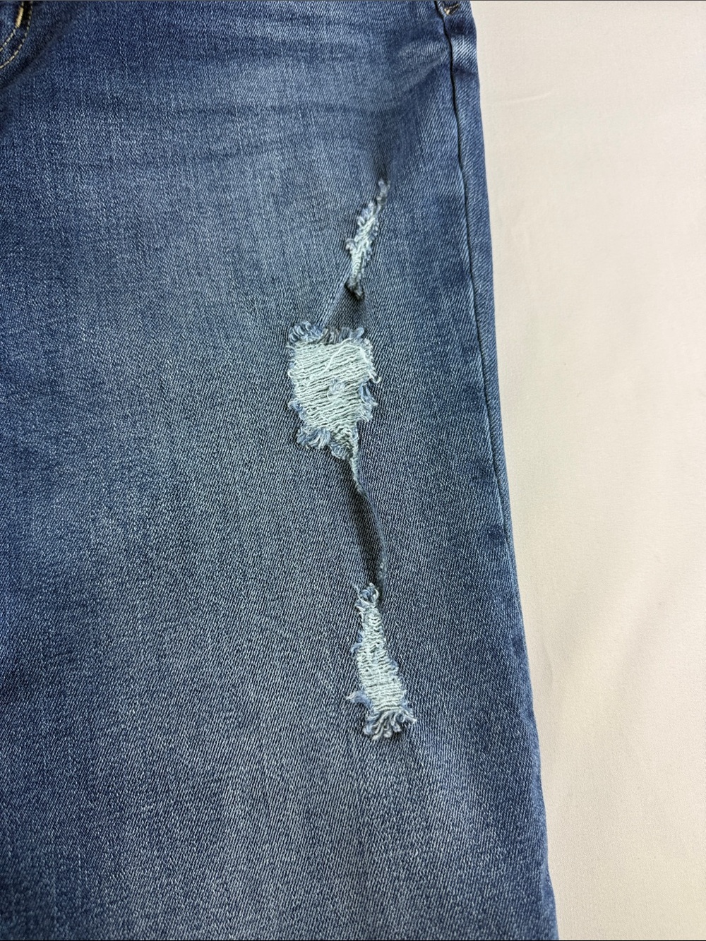 Edgely High Rise Relaxed Straight Jeans Sustainable Stretch Denim Size 10 - Picture 5 of 9